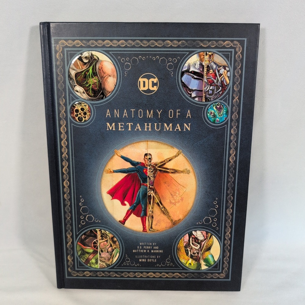 DC Comics Anatomy of a Metahuman by S.D Perry Hardcover Book Super Heroes